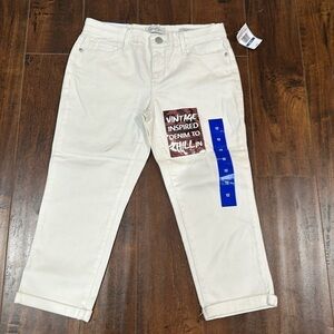 NWT - Jessica Simpson Rolled Crop Skinny Girls size 12